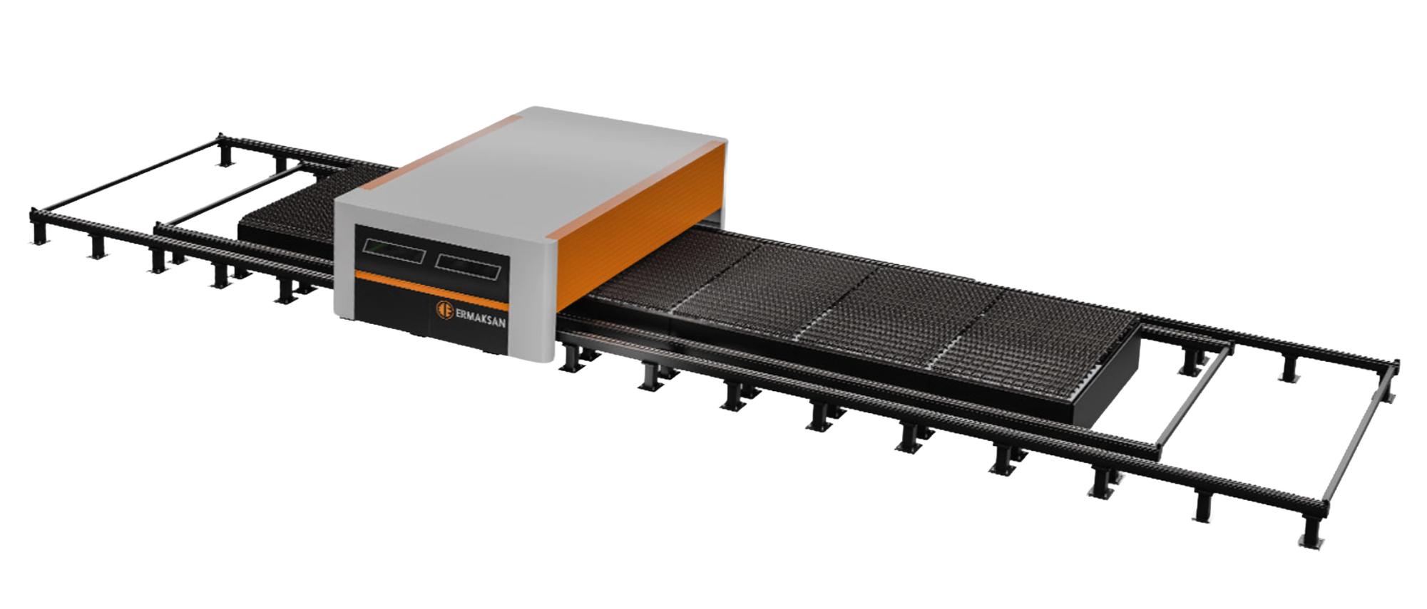 Ermaksan Ranger gantry fiberlaserskjærer for store metallplater