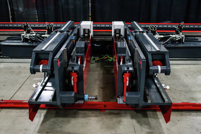 Automatisk bjelkerotasjon med integrerte flippers i SR 760